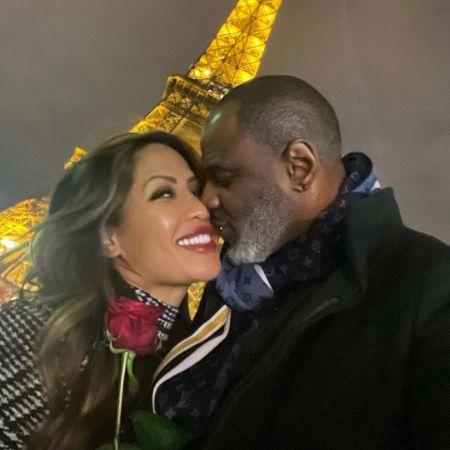 Brian McKnight's wife Leilani Malia posted a picture with her husband, Brian, from Paris, France.